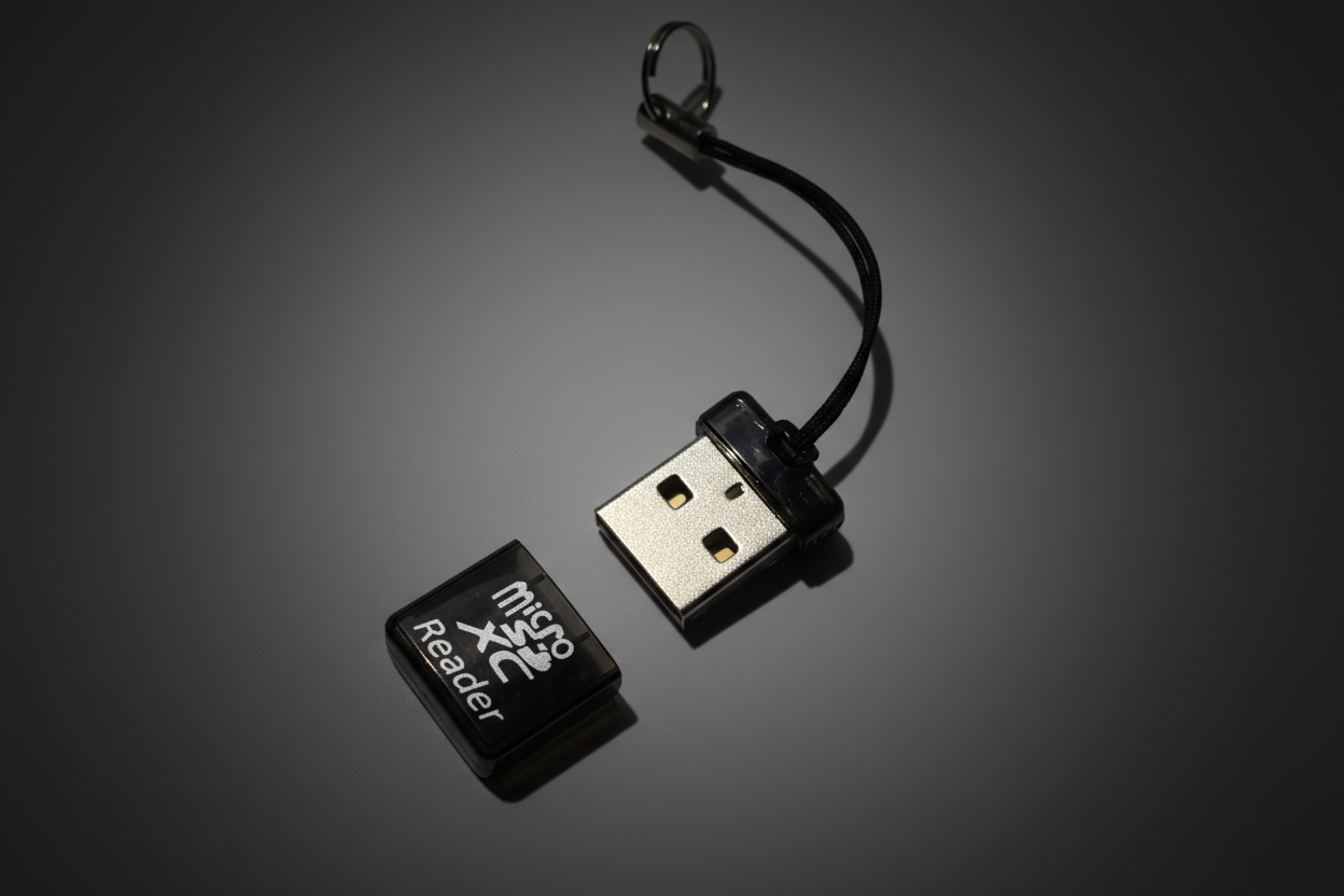 Mini USB MicroSD Card Reader