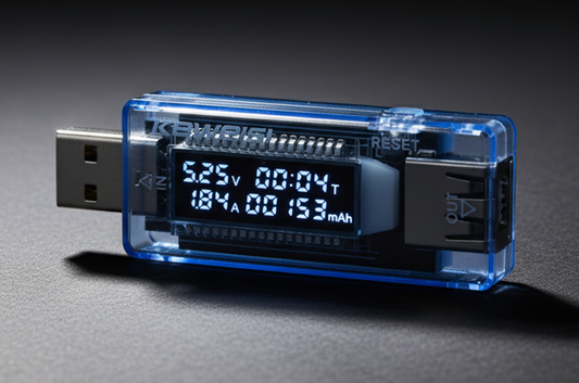 KWS-V20 USB Digital Inline Voltmeter & Ammeter