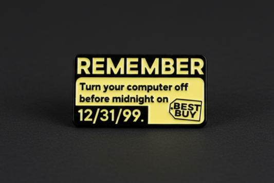 Y2K Shutdown Notice Pin