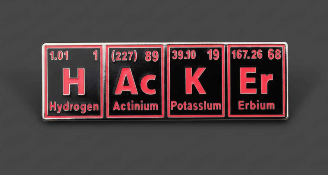 Elemental Hacker Pin