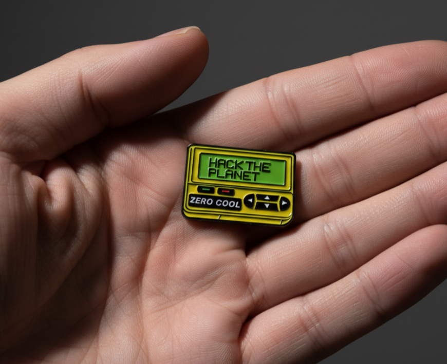 Zero Cool Pager Pin